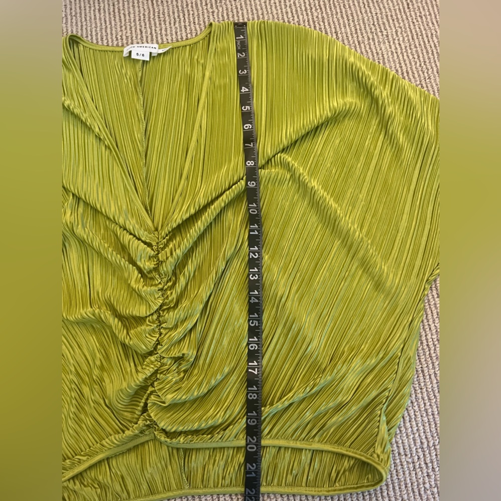 Good American Chartreuse Wide Leg Pants - Picture 14 of 16